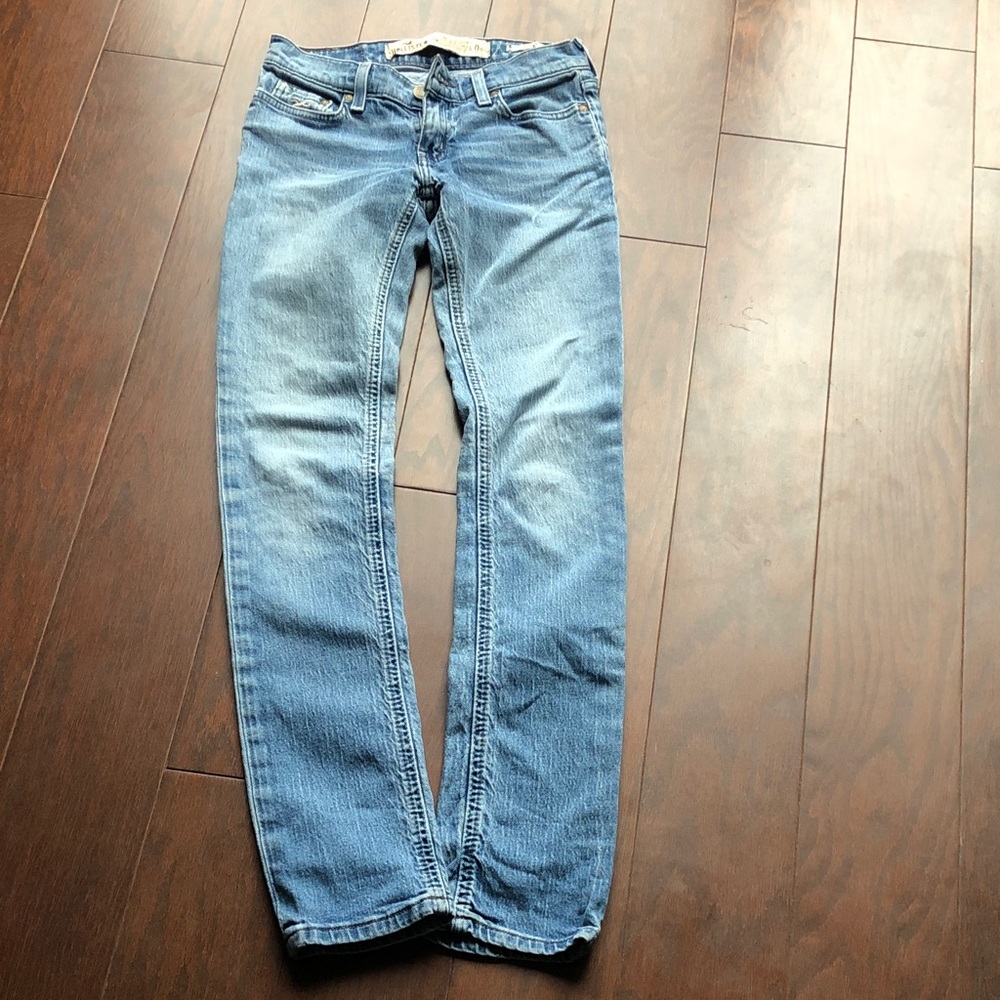 Hollister Light Blue Slim Straight Jeans